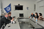 Meeting of Zhanna Ermakova with General Director of SUMF.     [123 Kb]