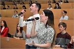 Song performed by OSU students. Artur Usmanov and Polina Kurbatova.     [126 Kb]