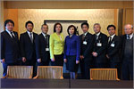 Meeting with directors of Ekhime prefecture departments