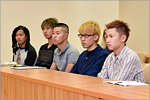 Students-trainee from Hiroshima University
