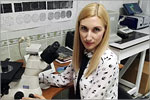 Yelena Priymak, an educator from Orsk Humanitarian-Technological Institute (OSU branch).     [134 Kb]