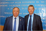 Viktor Zavarzin and Venaliy Amelin at the International Conference “Combating Terrorism and Extremism in Eurasia: Common Threats and Joint Experience”.     [160 Kb]