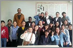 OSU graduate Angelina Objedkova on the study trip in China.     [46 Kb]