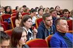 Orenburg students meet with Tina Berezhnaya, IT Advisor of General Director of Russia Today.     [160 Kb]