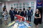 Visitors from the government of the Ehima Prefecture.     [182 Kb]