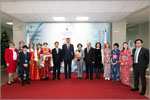 Delegates from the Embassy of Japan visit OSU.     [166 Kb]